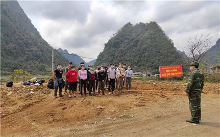 Đồn Biên phòng Cửa khẩu Trà Lĩnh: Phát hiện 19 công dân nhập cảnh trái phép