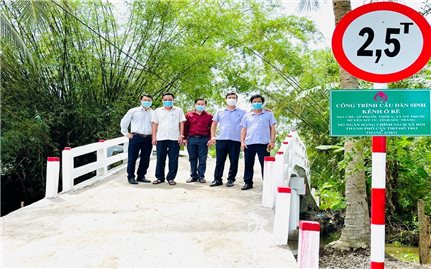 Ngân hàng Chính sách xã hội Việt Nam: Huy động nguồn lực hỗ trợ Sóc Trăng xây dựng cầu dân sinh