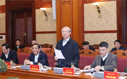 Thường trực Ban Bí thư Trần Quốc Vượng: Tập trung cao độ phục vụ Đại hội XIII của Đảng