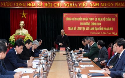Thủ tướng: Hòa Bình cần phát triển về phía Đông tận dụng thị trường hơn 8 triệu dân