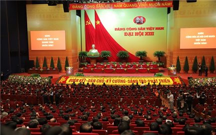Thông cáo báo chí về Ngày làm việc thứ hai của Đại hội Đảng toàn quốc lần thứ XIII