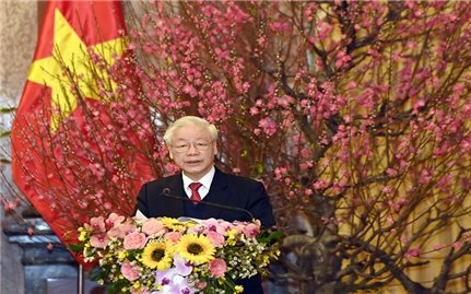 Tổng Bí thư, Chủ tịch nước Nguyễn Phú Trọng chúc Tết các đồng chí lãnh đạo, nguyên lãnh đạo Đảng, Nhà nước