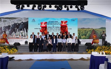 Tập đoàn TH True Milk: Đầu tư dự án chăn nuôi bò sữa lớn nhất khu vực Đồng bằng sông Cửu Long
