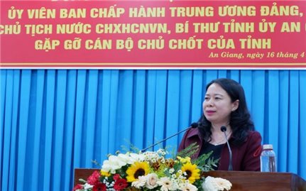 Phó Chủ tịch nước thăm và làm việc tại tỉnh An Giang
