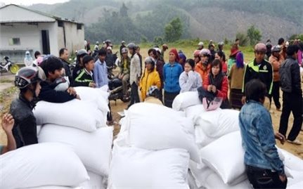 Xuất cấp gạo cho tỉnh Kon Tum để hỗ trợ Nhân dân trong thời gian giáp hạt