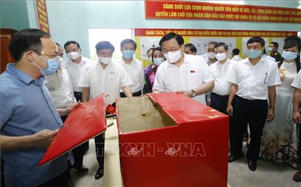 Chủ tịch Quốc hội Vương Đình Huệ: Phát huy quyền làm chủ của Nhân dân trong bầu cử