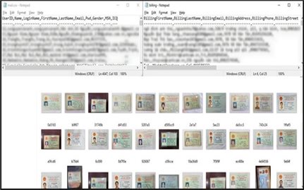 Ảnh chụp chứng minh thư nhân dân, thông tin cá nhân của hàng ngàn người Việt bị hacker rao bán