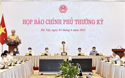 Họp báo Chính phủ thường kỳ tháng 5/2021