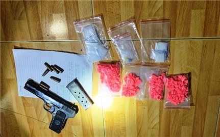 Thanh Hóa phá án tàng trữ súng, mua, bán ma túy