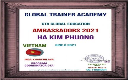 Cô giáo Hà Kim Phượng đoạt Giải thưởng “Đại sứ giáo dục toàn cầu”
