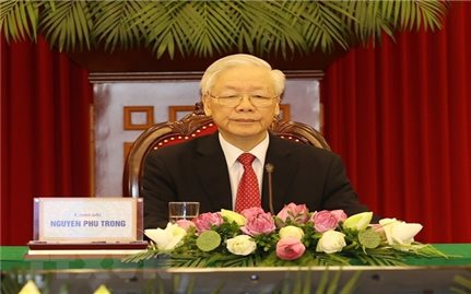 Tổng Bí thư Nguyễn Phú Trọng dự Hội nghị giữa Đảng Cộng sản Trung Quốc với các chính đảng