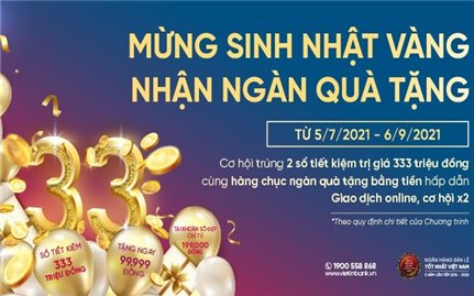 “Mừng sinh nhật vàng - Nhận ngàn quà tặng”