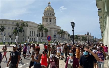 Cảnh giác với thủ đoạn lợi dụng biểu tình tại Cuba để kích động chống phá