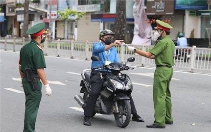TP. Hồ Chí Minh: Từ 0h ngày 25/8 giấy đi đường phải do Cơ quan Công an cấp