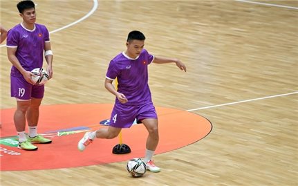Đột tuyển futsal Việt Nam sẵn sàng cho World Cup 2021