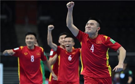 Đội tuyển Futsal Việt Nam đã xuất sắc giành vé vào vòng 1/8 World Cup Futsal 2021