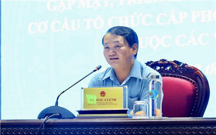 Sắp xếp, kiện toàn bộ máy cán bộ tinh gọn, hoạt động hiệu lực, hiệu quả