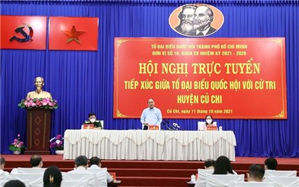 Chủ tịch nước Nguyễn Xuân Phúc: Củ Chi cố gắng giữ vững 