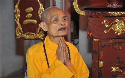 Pháp chủ Giáo hội Phật giáo Việt Nam Đại lão Hòa thượng Thích Phổ Tuệ viên tịch