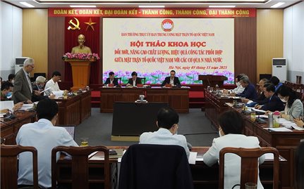 Nâng cao công tác phối hợp giữa MTTQ Việt Nam với các cơ quan nhà nước