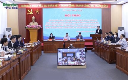 Hội thảo góp ý dự thảo các thông tư hướng dẫn thực hiện Chương trình MTQG phát triển KT- XH vùng DTTS và miền núi