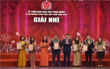 Trao Giải báo chí toàn quốc “Vì sự nghiệp Giáo dục Việt Nam”