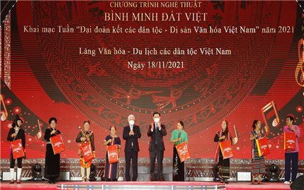 Khai mạc Tuần “Đại đoàn kết các dân tộc - Di sản Văn hóa Việt Nam” năm 2021