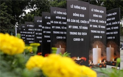Sẵn sàng cho Lễ tưởng niệm đồng bào tử vong và cán bộ, chiến sĩ hy sinh trong đại dịch Covid-19