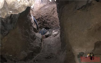 Sập hang đá ở Bắc Kạn làm 2 người mất tích