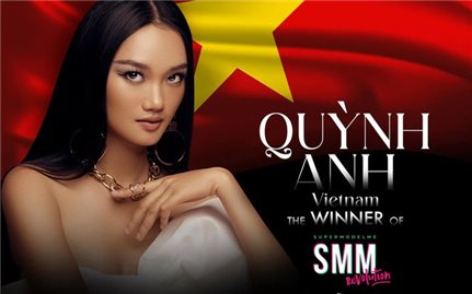 Người mẫu Quỳnh Anh giành ngôi quán quân cuộc thi Siêu mẫu châu Á 2021