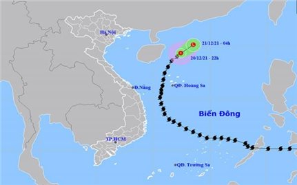 Thời tiết ngày 21/12: Bão số 9 suy yếu nhanh thành áp thấp nhiệt đới