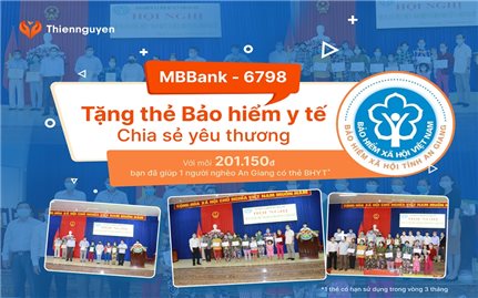 An Giang: Chung tay tặng thẻ BHYT cho đồng bào DTTS khó khăn