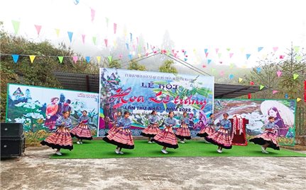 Lào Cai: Khai mạc Lễ hội hoa lê trắng biên cương Si Ma Cai