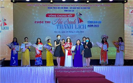 Sôi nổi cuộc thi Nữ sinh thanh lịch tỉnh Gia Lai năm 2022