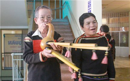 Đắk Lắk: Đoàn Ca múa Dân tộc tham gia triển lãm “Nhạc cụ truyền thống các dân tộc việt Nam”