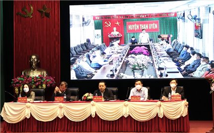 Lai Châu: Hội nghị trực tuyến Thống nhất triển khai các Dự án đầu tư vào lĩnh vực nông nghiệp trên địa bàn tỉnh