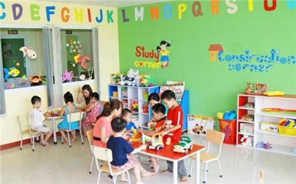 Hà Nội: Thêm 17 trường mầm non đạt chuẩn quốc gia