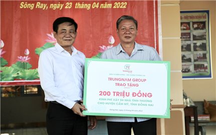 Trungnam Group trao tặng 4 căn nhà tình thương cho hộ nghèo tại Đồng Nai