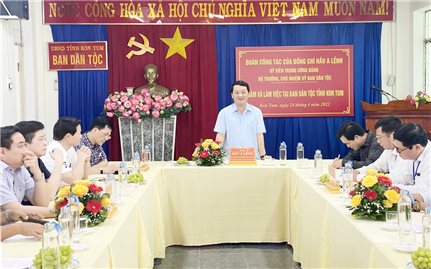 “Ban Dân tộc tỉnh Kon Tum cần có quyết tâm cao trong thực hiện Chương trình mục tiêu quốc gia”