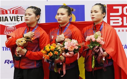 SEA Games 31: Đoàn thể thao Việt Nam đã vươn lên dẫn đầu bảng tổng sắp huy chương