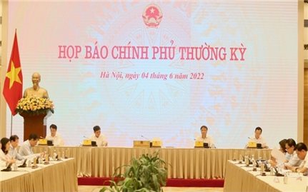 Họp báo Chính phủ thường kỳ tháng 5/2022