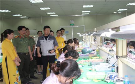 Bảo đảm an ninh trật tự trong các nhà máy ở Bắc Giang