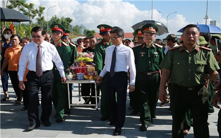 Lễ truy điệu, an táng hài cốt liệt sĩ tại Nghĩa trang Liệt sĩ Quốc gia Vị Xuyên