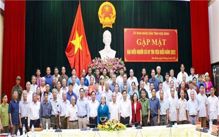 Hoà Bình gặp mặt đại biểu Người có uy tín tiêu biểu năm 2022