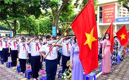 Từ 7h30 ngày 5/9/2022, Hà Nội tổ chức Lễ khai giảng trực tiếp gọn nhẹ