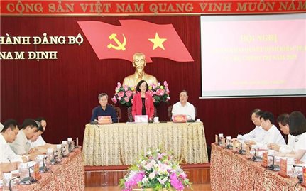 Triển khai Quyết định kiểm tra của Bộ Chính trị tại tỉnh Nam Định