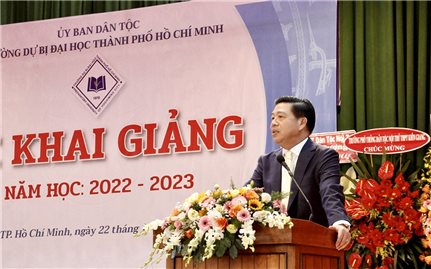 Trường Dự bị Đại học TP. Hồ Chí Minh khai giảng năm học mới 2022 - 2023