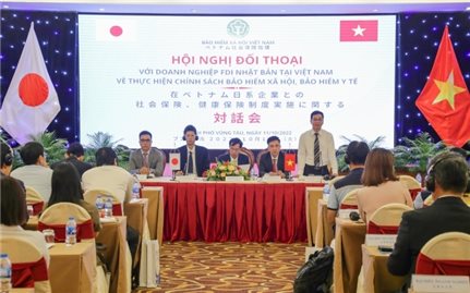 Bảo hiểm xã hội Việt Nam đối thoại với 100 doanh nghiệp FDI Nhật Bản
