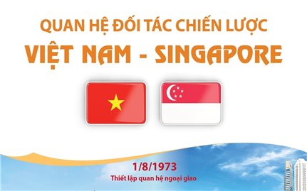 Quan hệ Đối tác chiến lược Việt Nam - Singapore đạt hiệu quả cao