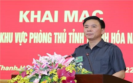 Khai mạc diễn tập khu vực phòng thủ tỉnh Thanh Hóa